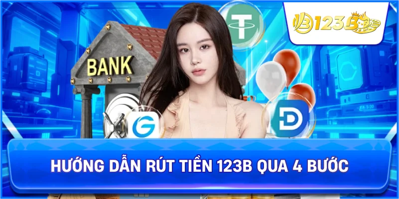 Hướng Dẫn Rút Tiền 123B Qua 4 Bước